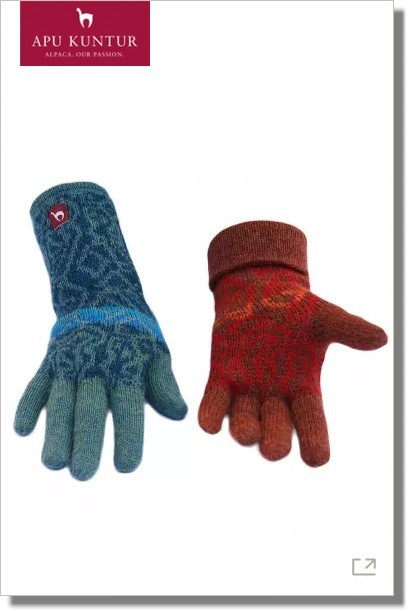 CHIMU Fingerhandschuhe aus Alpakawolle
