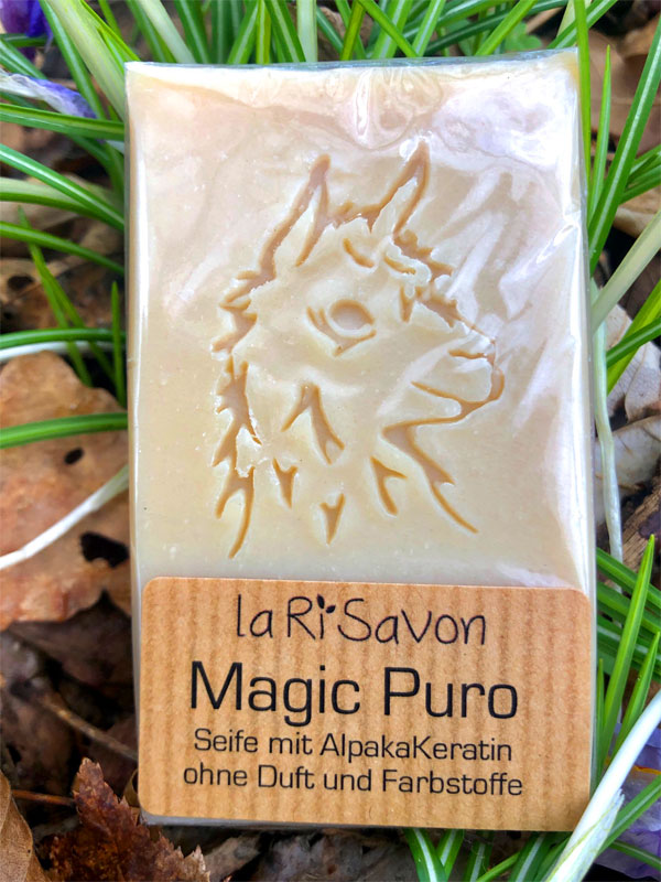 Seife 'Magic Puro' - Ohne Duftstoffe und Farbstoffe von laRiSavon - Neu!