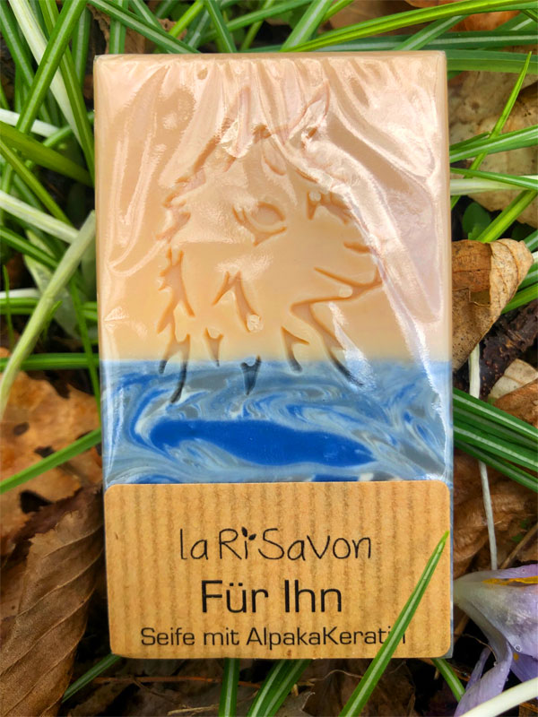 Seife Für Ihn mit Alpaka Keratin von laRiSavon - Neu!
