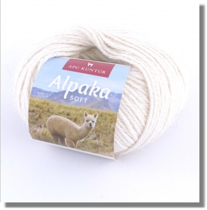 Alpakawolle Soft in Natur - Naturton - ungefärbt